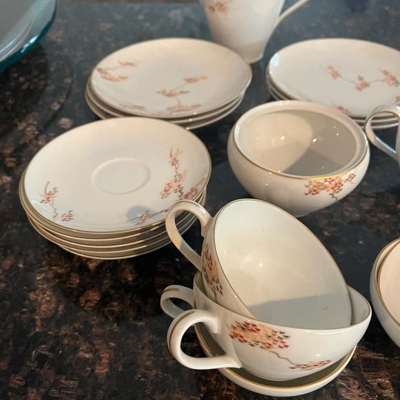 FUKAGAWA Arita Japanese Vintage Hand Painted Tea Set 21pc - Picture 7 of 9